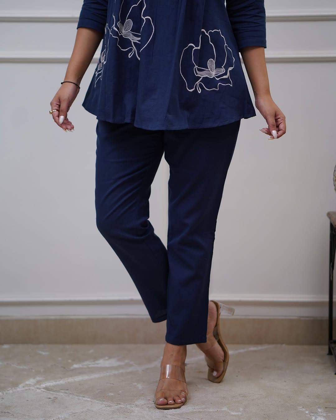 Aaysa Embroidered Pure Cotton Co-Ord Set